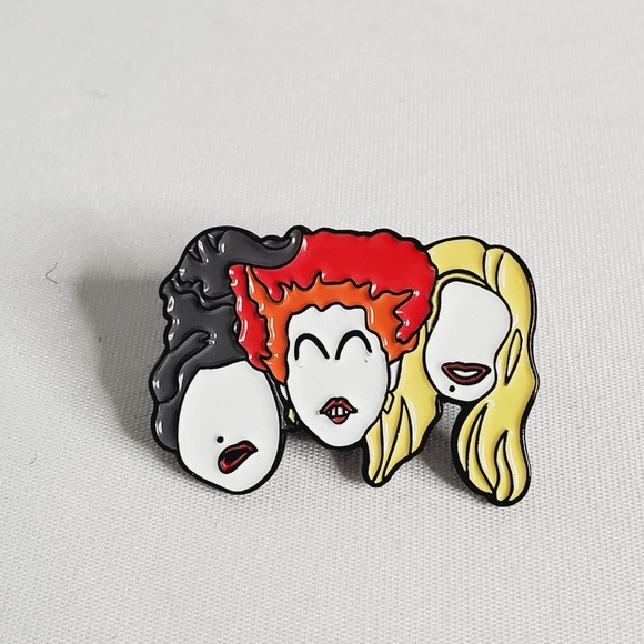 2 Hocus Pocus Alloy Lapel Pins - Picture 4 of 6